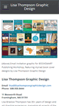 Mobile Screenshot of lisathompsongraphicdesign.com